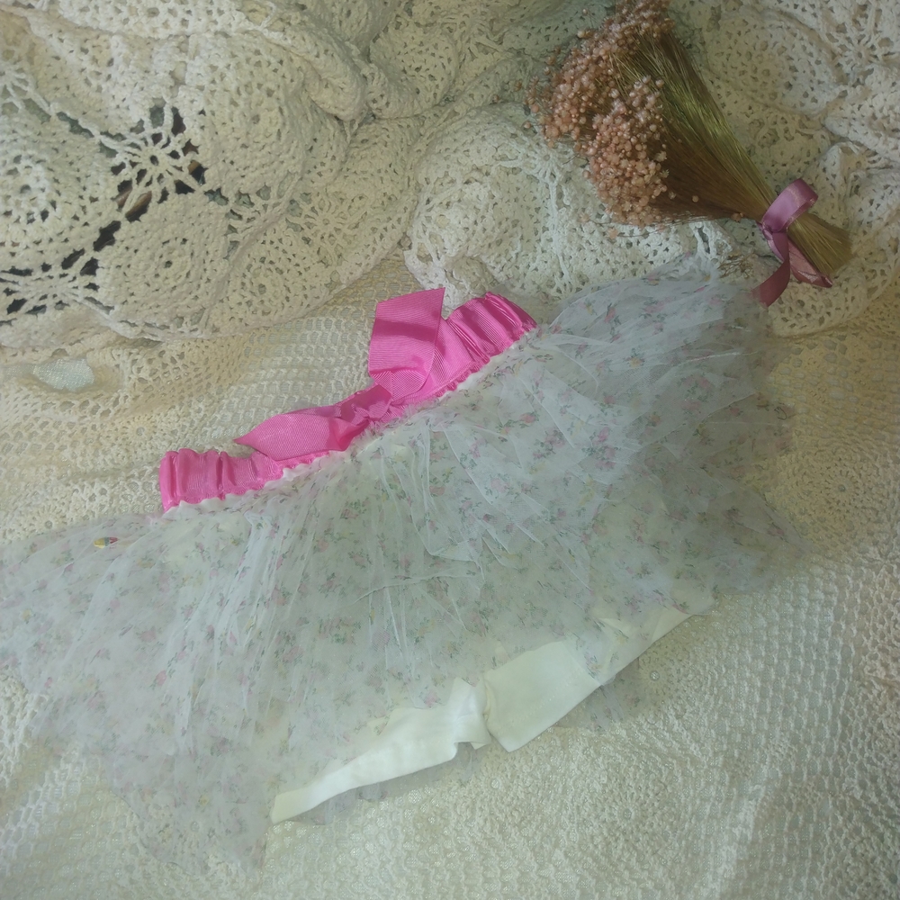 Harajuku Lovers Pink and White Tulle Skirt